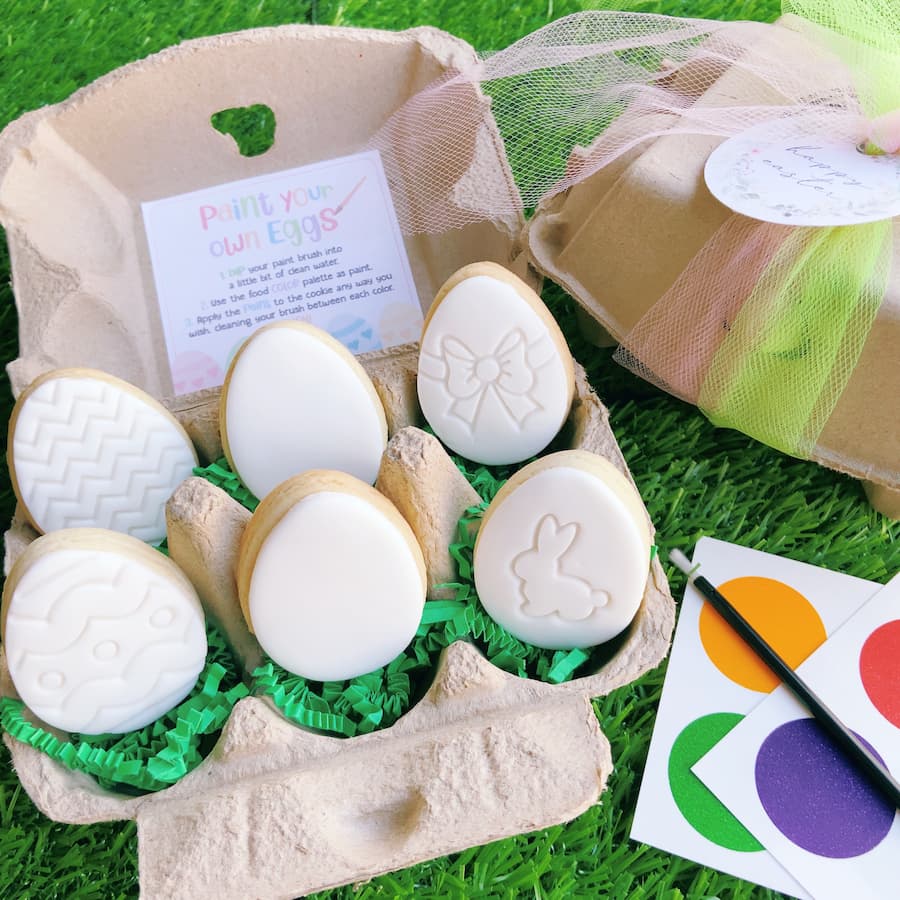 Paint Your Own Easter Eggs in Egg Carton